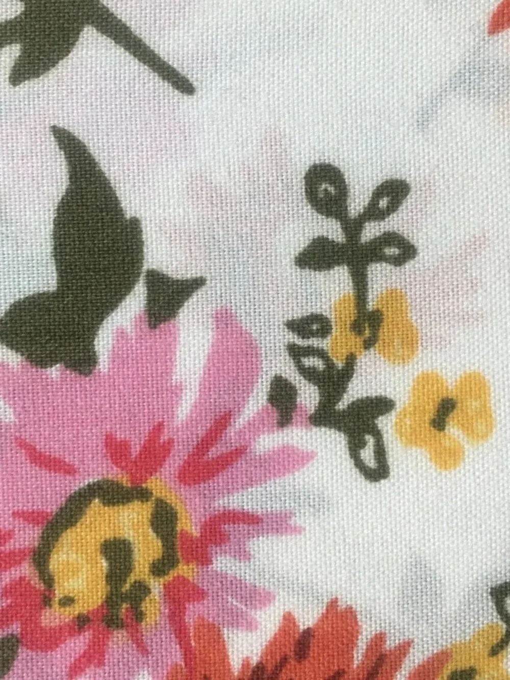 new Set of 8 Wild Sage Pink Garden Floral 100% Cotton 20x20-inch Fabric Napkins